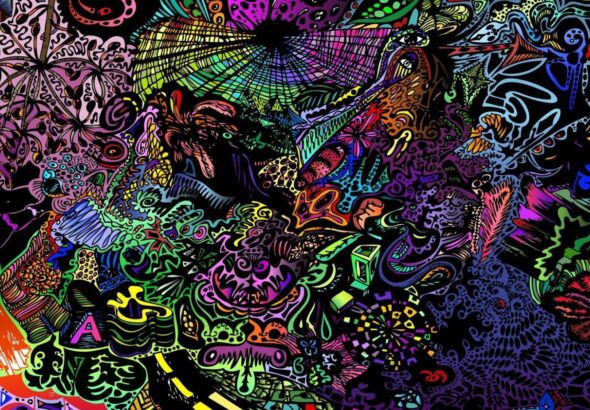 trippy wallpaper iphone