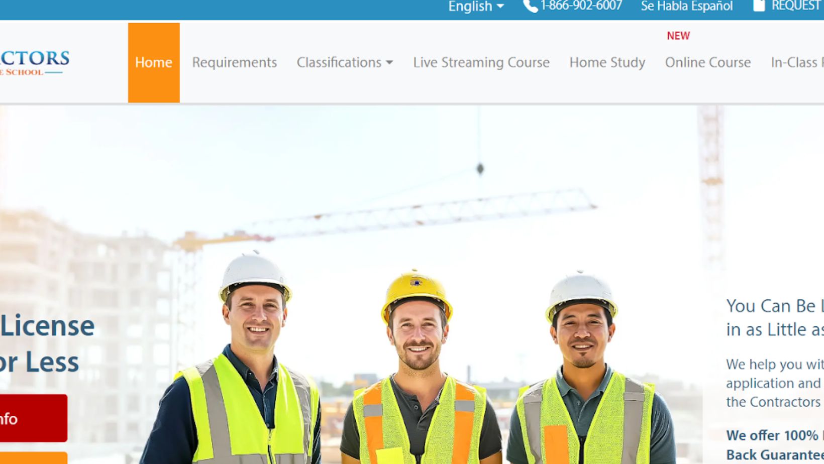 Prepare for contractor license exams highest 5 schools in 2025