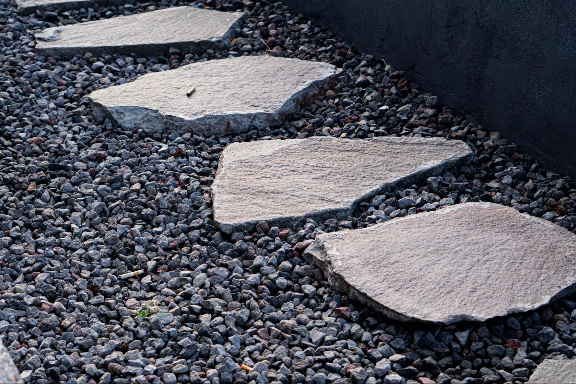 Transform your outdoor space with natural stepping stones