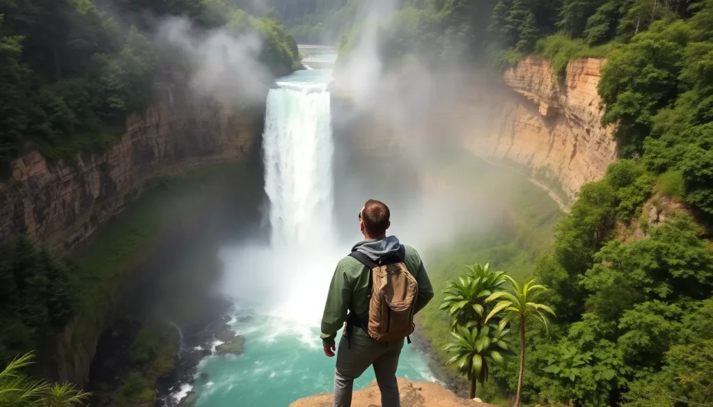 what happens if you fall into follheur waterfall