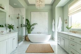Green Bathrooms: Modern Decor Ideas for a Fresh, Stylish Space