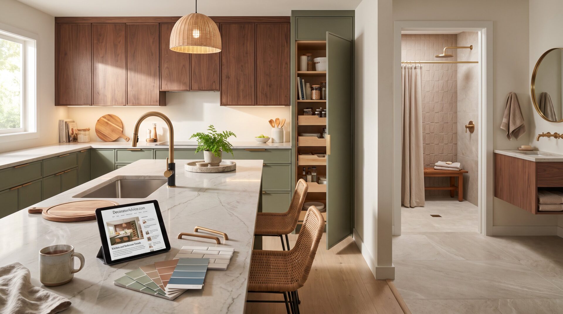 Kitchen and Bathroom Trends on DecoratorAdvice.com