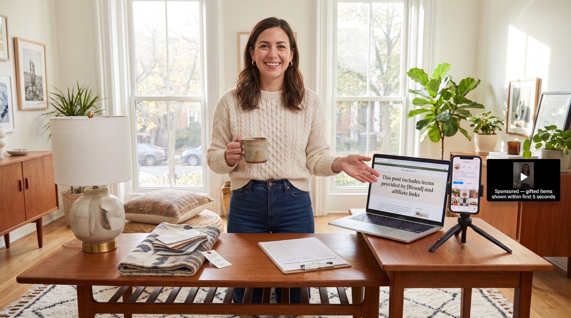 How to Disclose Commercial Relationships in Decor Content